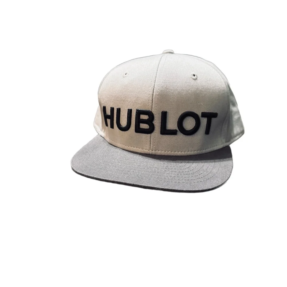 Hublot Luxury Watch Brand‎ Snapback Hat Gray Flat Brim Adjustable Baseball Cap